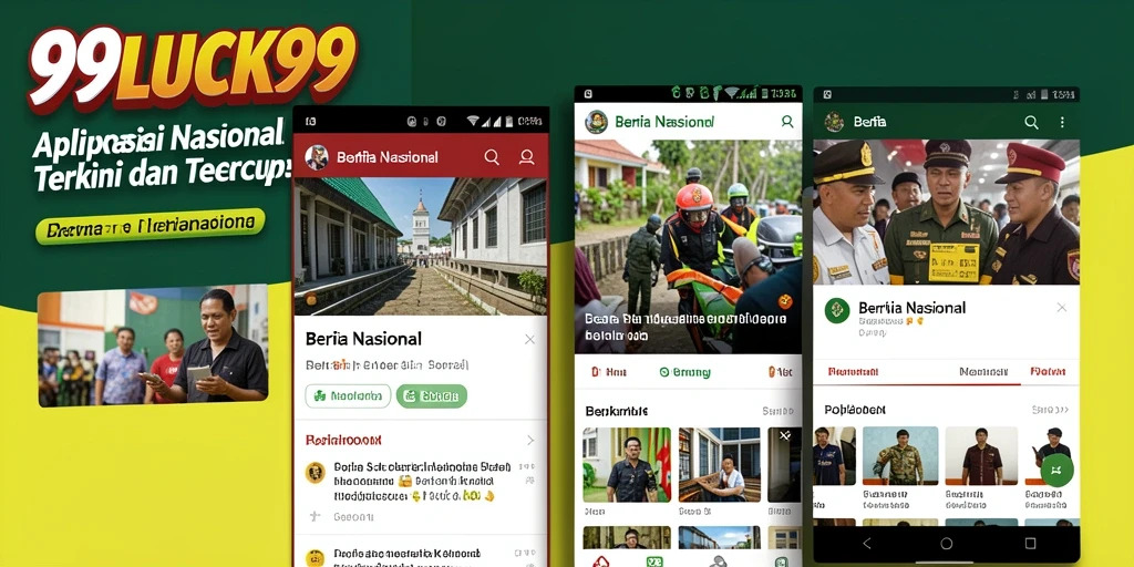 Tampilan antarmuka aplikasi 99LUCK99 yang bersih dan informatif.