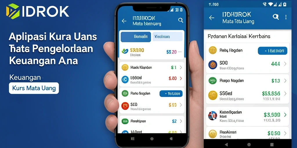 Tampilan antarmuka IDROK yang informatif dan mudah digunakan.