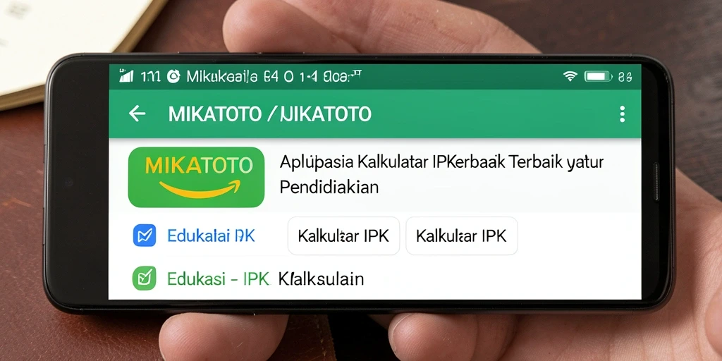 Antarmuka MIKATOTO yang sederhana dan fungsional.