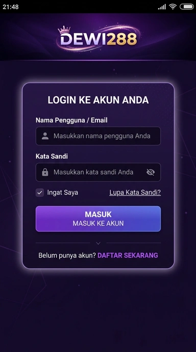Panduan Masuk Akun Dewi288 untuk Pengguna Android